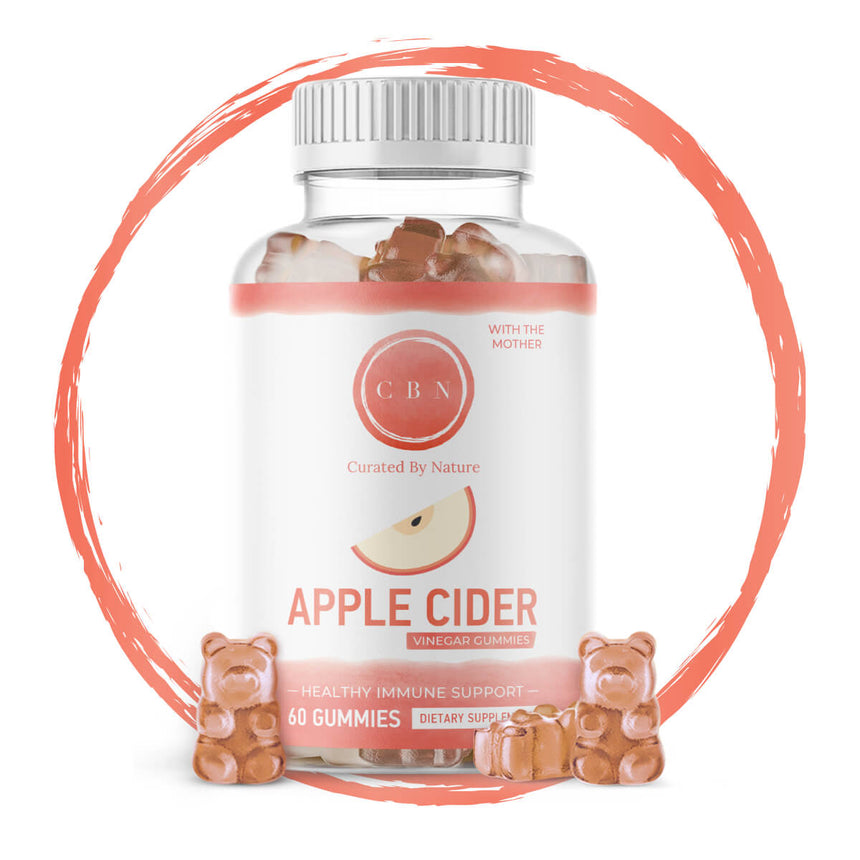 Apple Cider Vinegar Gummies - Vegan, Non-GMO, Low Sugar