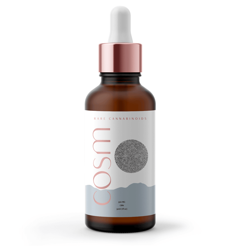 Cosm (Purity) - All Natural Rare Cannabinoid Blend, CBD(500mg), CBN(500mg), CBG (200mg), Sweet Almond Oil, Vegan, Organic