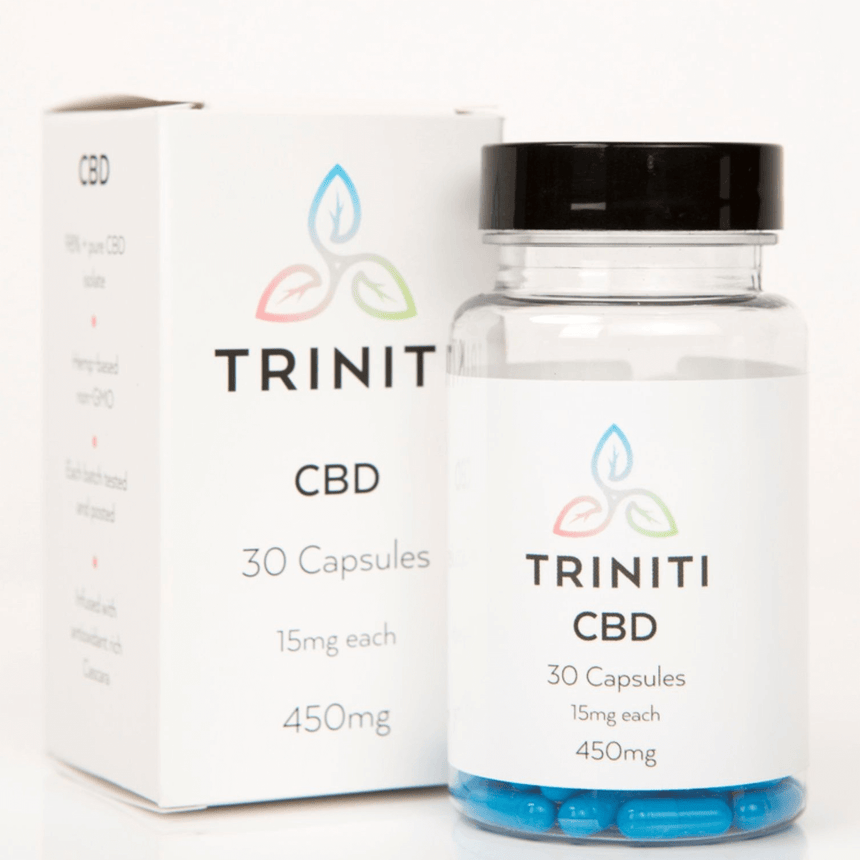 Triniti CBD Capsules (30 Qty.) with Anti-Oxidants