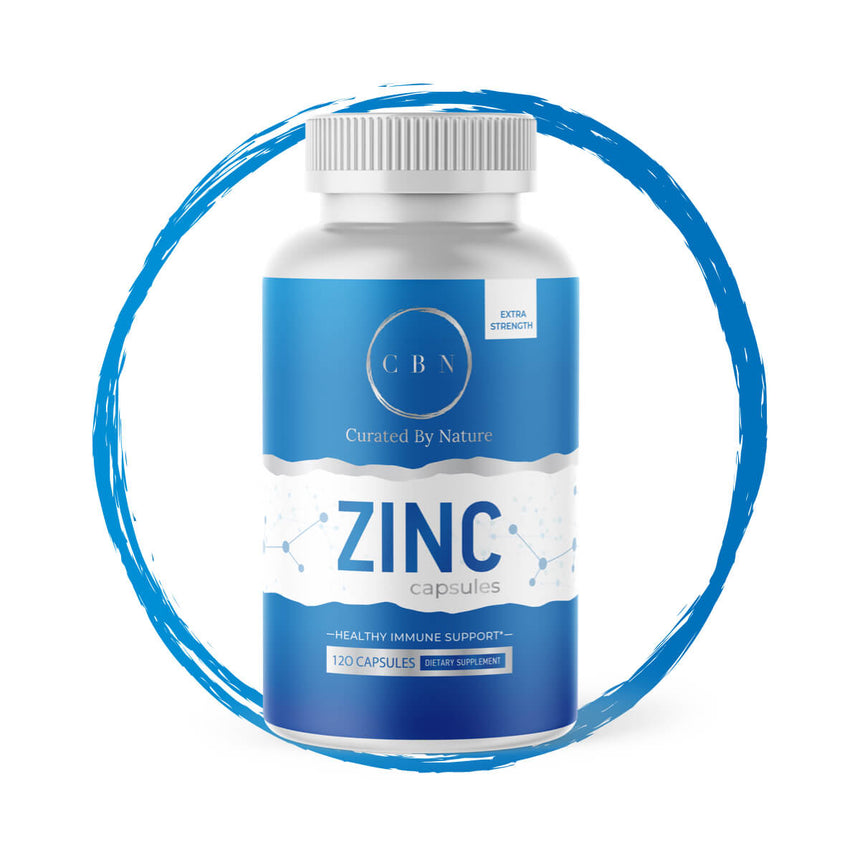 Zinc Vegan 50 Mg Capsules for Immune Support - 4 Month Supply - Ships Same Day